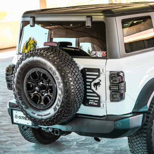 Alternative view of AlphaRex 21-25 Ford Bronco NOVA-Series Prismatic LED Tail Lights Alpha-Black