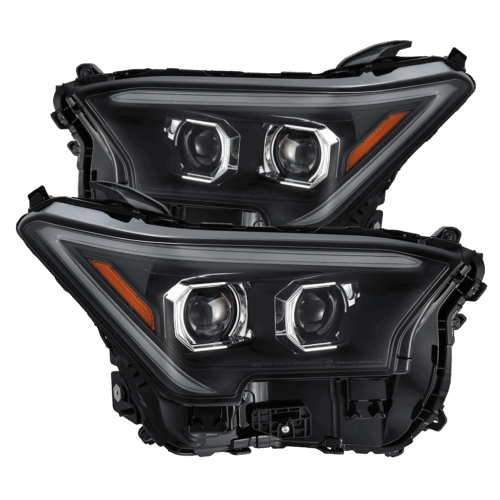 AlphaRex 24-25 Toyota Tacoma / 25-up 4Runner LUXX-Series LED Projector Headlights Black