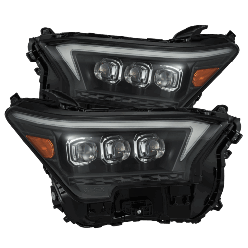 AlphaRex 24-25 Toyota Tacoma /25-up 4Runner OG-Style NOVA-Series LED Projector Headlights Black