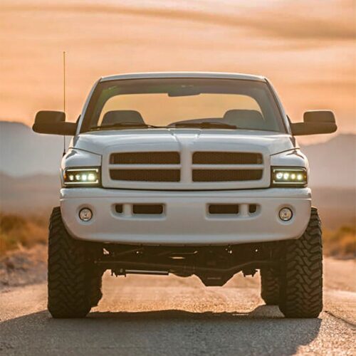 Alternative view of AlphaRex 94-01 Dodge Ram 1500/94-02 Ram 2500/3500 NOVA-Series LED Headlights Black