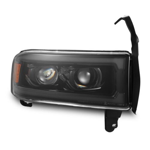 Alternative view of AlphaRex 94-01 Dodge Ram 1500/94-02 Ram 2500/3500 LUXX-Series LED Headlights Alpha-Black