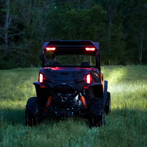 Alternative view of AlphaRex Arrow-X Multi-functional Off-Road Chase Light - Black Smoke