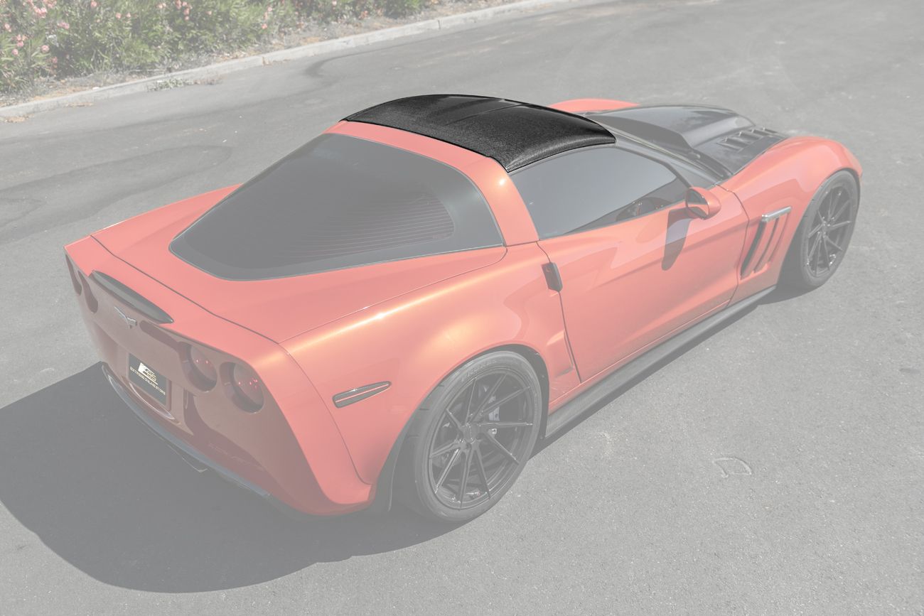 EOS 2005-13 Corvette C6 CARBON FIBER Top Targa Roof Panel