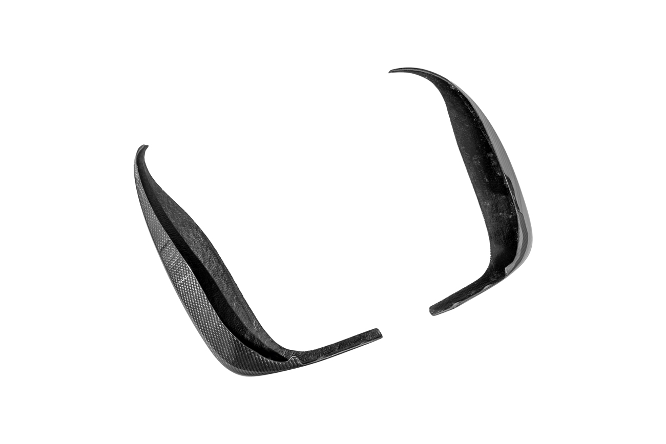 EOS 2005-13 Corvette C6 Z06 ZR1 Extended CARBON FIBER Rear Splash Guard Mud Flaps Carbon Fiber (10)
