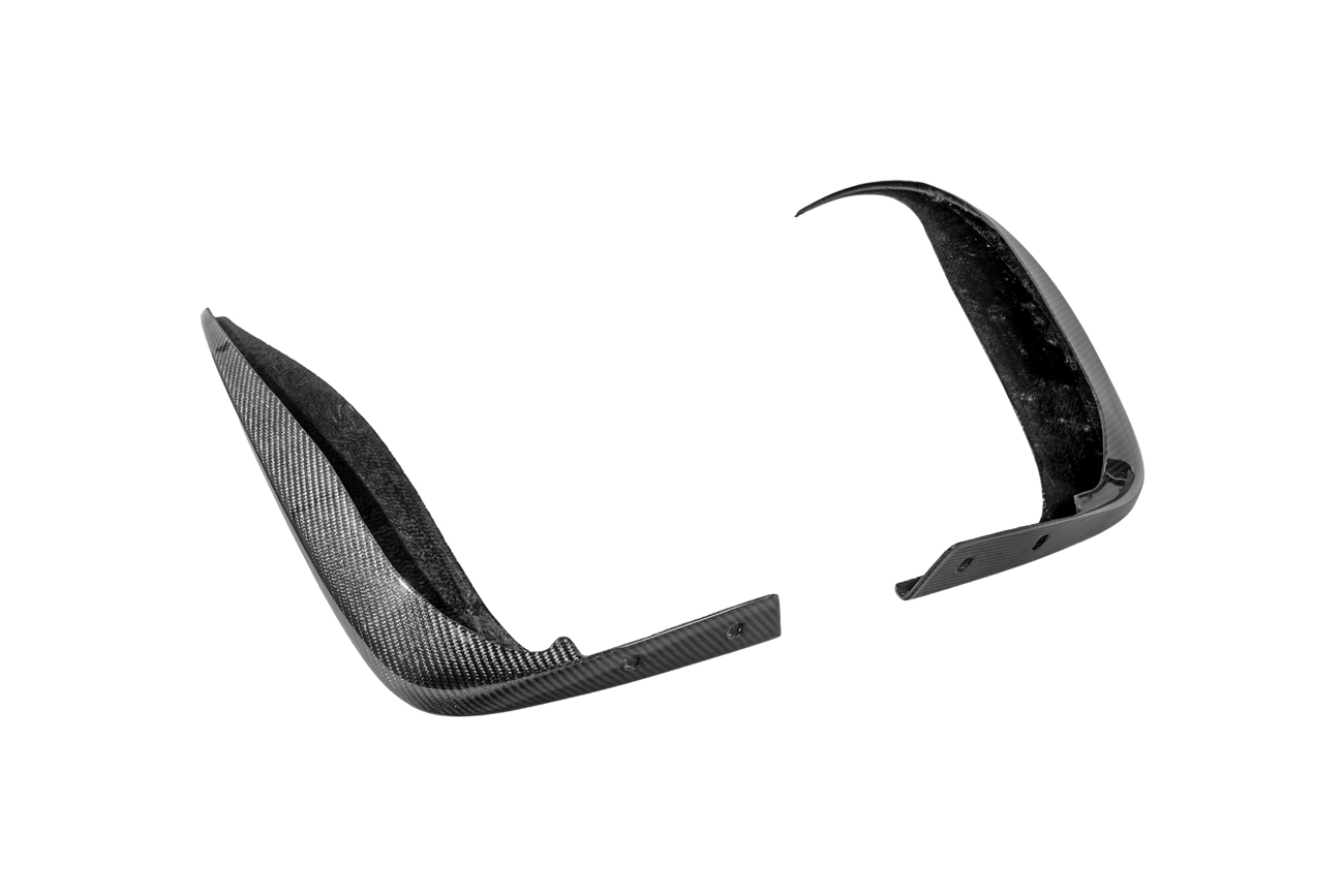 EOS 2005-13 Corvette C6 Z06 ZR1 Extended CARBON FIBER Rear Splash Guard Mud Flaps Carbon Fiber (11)