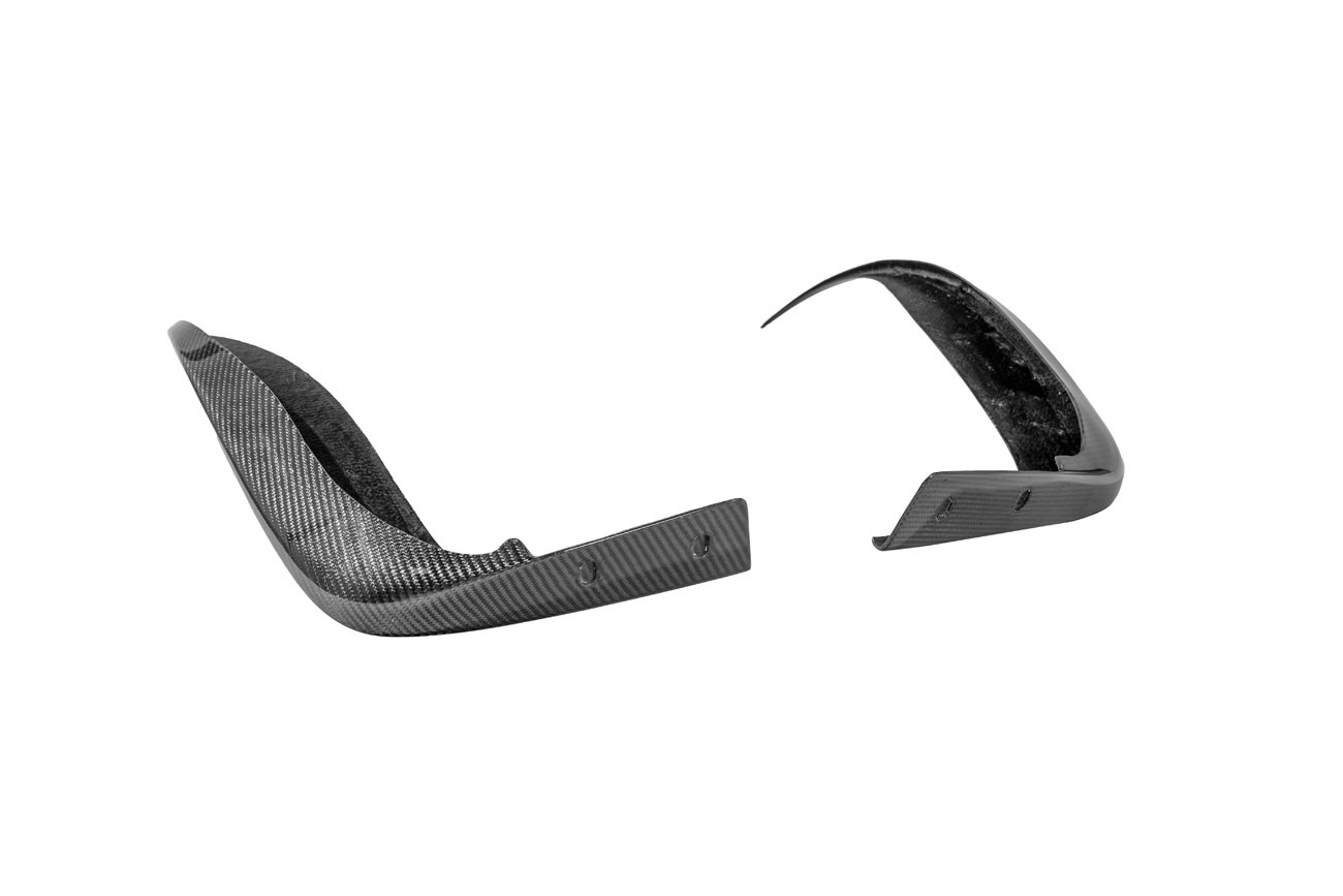 EOS 2005-13 Corvette C6 Z06 ZR1 Extended CARBON FIBER Rear Splash Guard Mud Flaps Carbon Fiber (12)