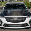 EOS 2020-Up Cadillac CT5-V Blackwing Sedan Front Lip Splitter-Carbon Fiber (1)