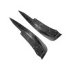 EOS Chevrolet Corvette C6 Base Front & Rear Splash Guards Mud Flaps Front Carbon Fiber (3)