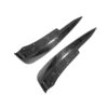 EOS Chevrolet Corvette C6 Base Front & Rear Splash Guards Mud Flaps Front Carbon Fiber (5)