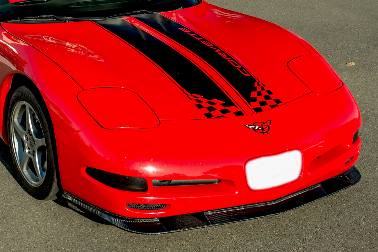 EOS Corvette C5 ZR1 Extended Front Splitter Lip Carbon Fiber (8)