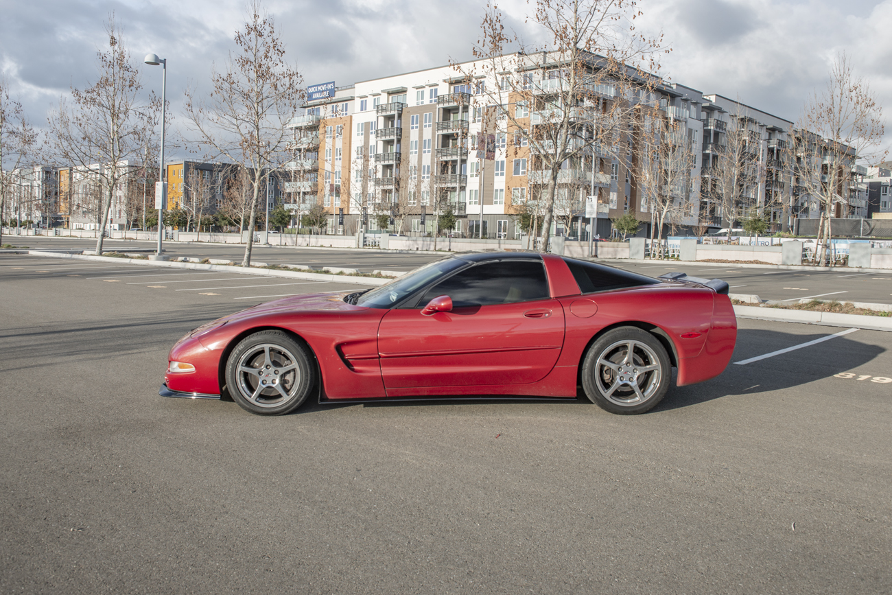 EOS Corvette C5 ZR1 Extended Front Splitter Lip Glossy Black (6) - Copy