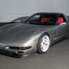 EOS Corvette C5 ZR1 Extended Front Splitter Lip Hydro-Dipped Carbon Fiber (2)
