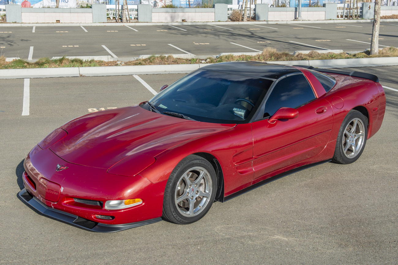 EOS Corvette C5 ZR1 Extended Front Splitter Lip Plastic Black (Unpainted) (1)