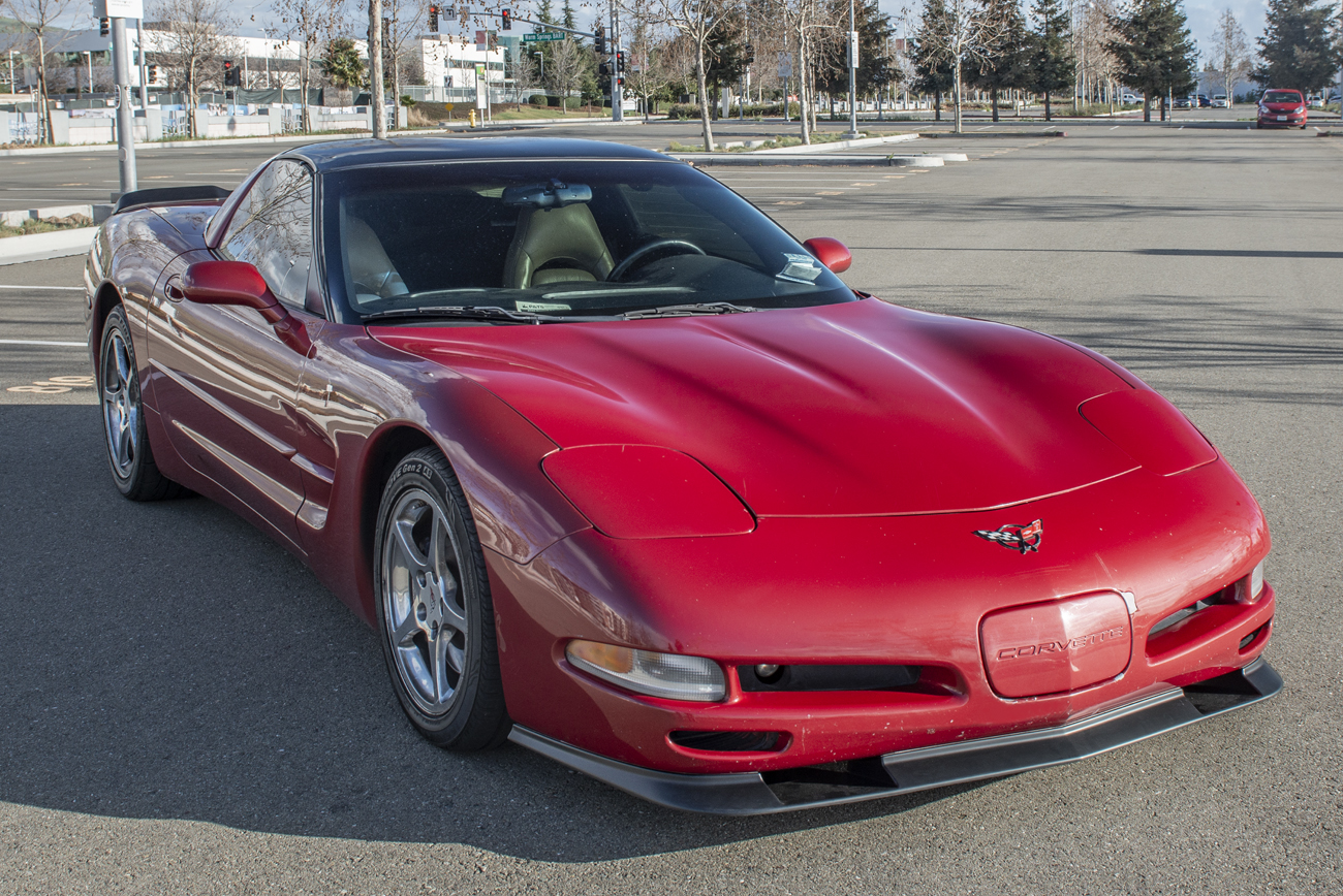 EOS Corvette C5 ZR1 Extended Front Splitter Lip Plastic Black (Unpainted) (6)