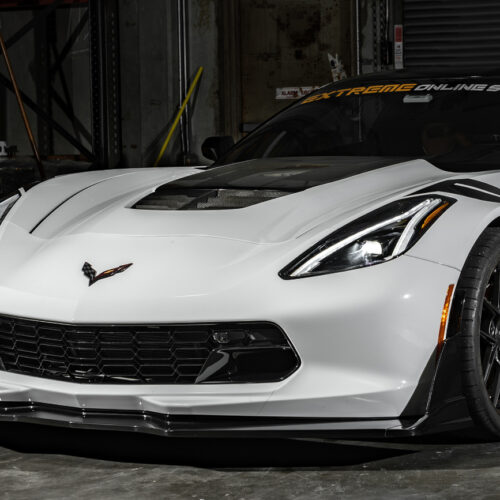 Alternative view of EOS Corvette C7 Models C8 Style Headlight