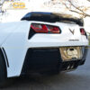 EOS Corvette C7 Wickerbill Rear Spoiler Extension (Dark Tinted) (2)