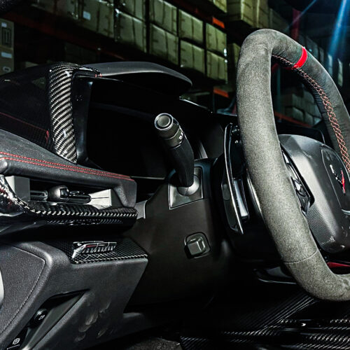 Alternative view of EOS Corvette C8 HUD Headlight Switch Button Panel Cover