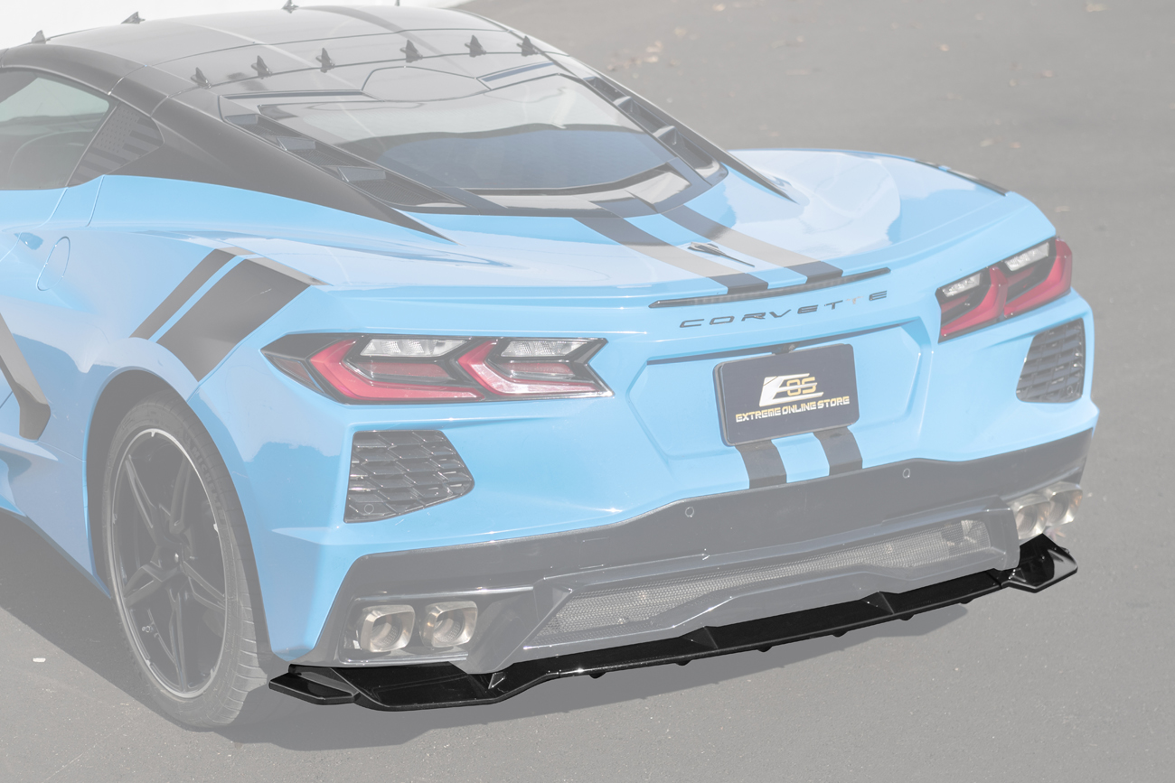EOS Corvette C8 Rear Diffuser Lip