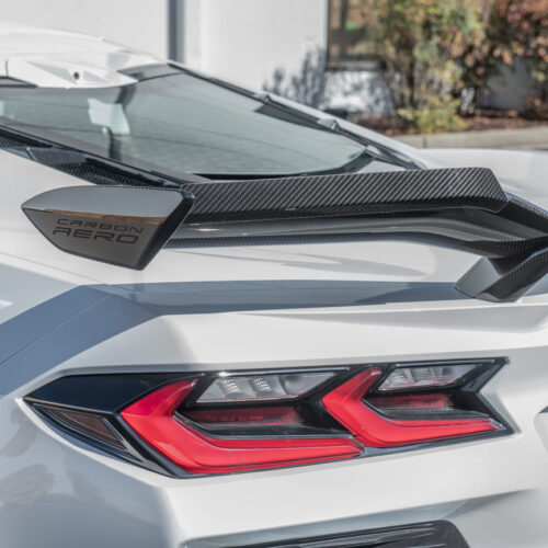 EOS Corvette C8 Z06 High Wing Spoiler Wicker Bill Extension
