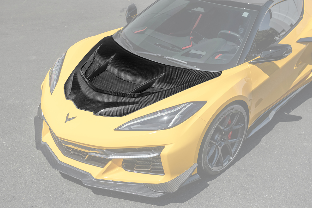 EOS Corvette C8 ZR1 Front Bumper Vented Extractor Hood (20)