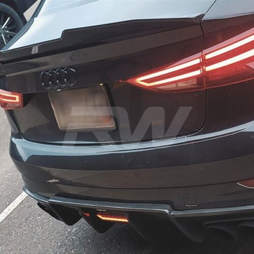 Alternative view of RW Carbon Audi 8V A3/S3/RS3 Carbon Fiber GTX Trunk Spoiler