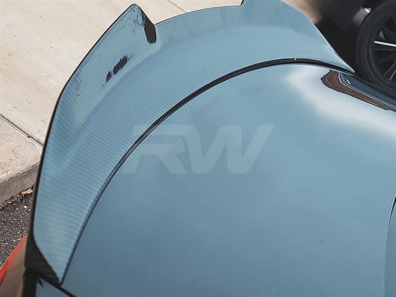 RW Carbon Audi 8V A3S3RS3 Carbon Fiber GTX Trunk Spoiler (2)