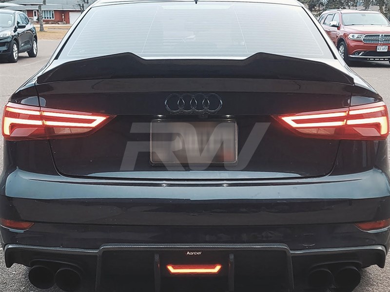 RW Carbon Audi 8V A3S3RS3 Carbon Fiber GTX Trunk Spoiler (5)
