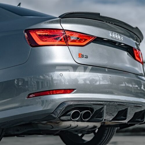 RW Carbon Audi 8v S3 Pre-Facelift Carbon Fiber Rear Diffuser