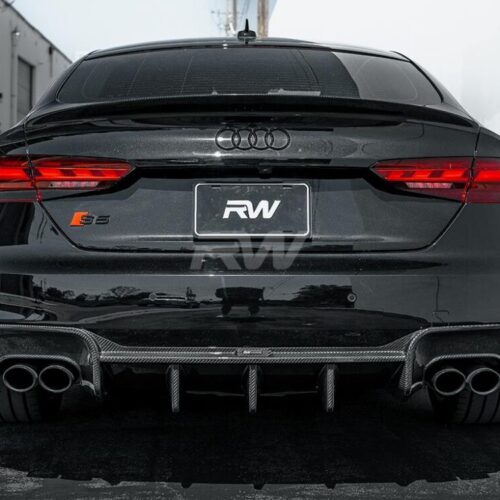 Alternative view of RW Carbon Audi A5 S5 RS5 4dr Sportback CF Trunk Spoiler