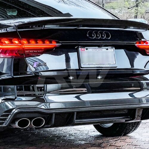 RW Carbon Audi B9 A4 S-Line S4 Carbon Fiber Rear Diffuser