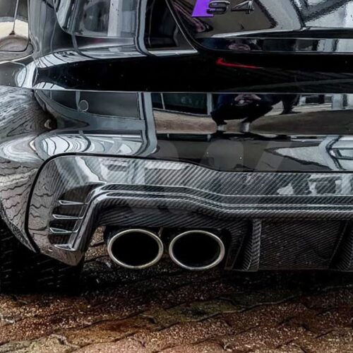 Alternative view of RW Carbon Audi B9 A4 S-Line S4 Carbon Fiber Rear Diffuser