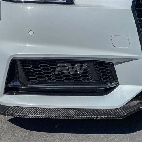 Alternative view of RW Carbon Audi B9 A4/S4 GTX Front Lip Spoiler 17-19