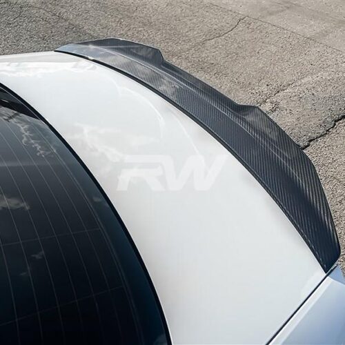 Alternative view of RW Carbon Audi B9 A4/S4 GTX Carbon Fiber Trunk Spoiler