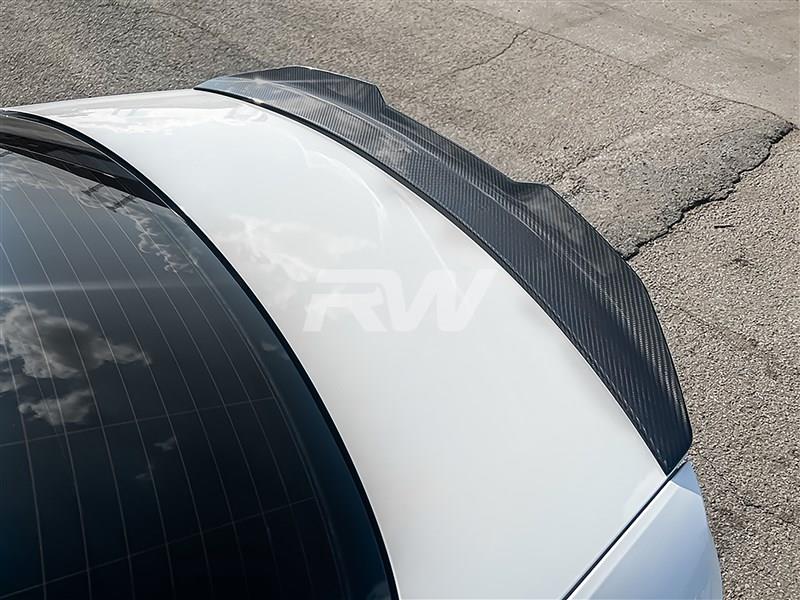RW Carbon Audi B9 A4S4 GTX Carbon Fiber Trunk Spoiler (1)