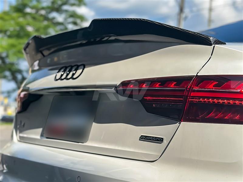 RW Carbon Audi B9 A4S4 GTX Carbon Fiber Trunk Spoiler (5)