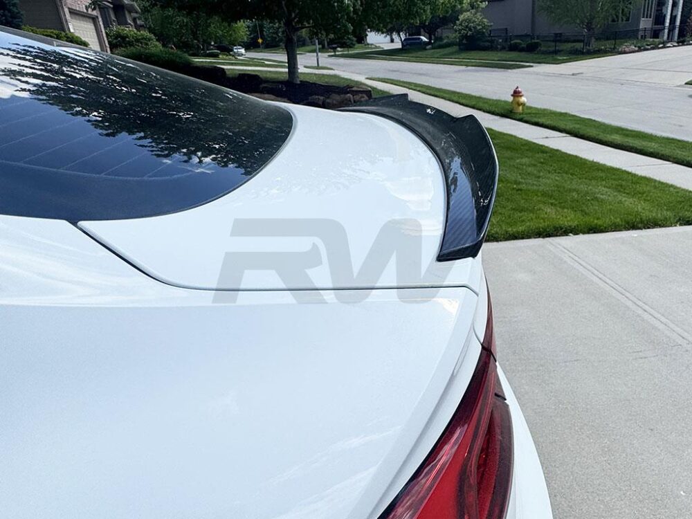 RW Carbon Audi B9 A5S5RS5 Coupe GTX Carbon Fiber Trunk Spoiler (1)
