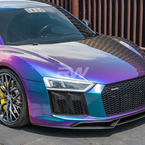 RW Carbon Audi R8 4S Carbon Fiber Front Lip Spoiler