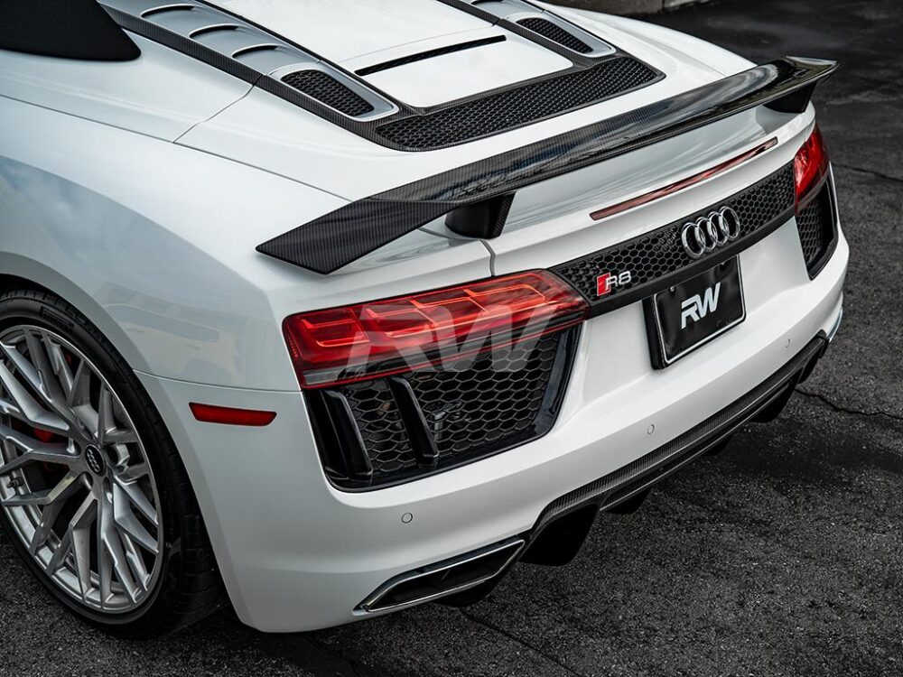 RW Carbon Audi R8 4S Carbon Fiber Rear Wing (12)