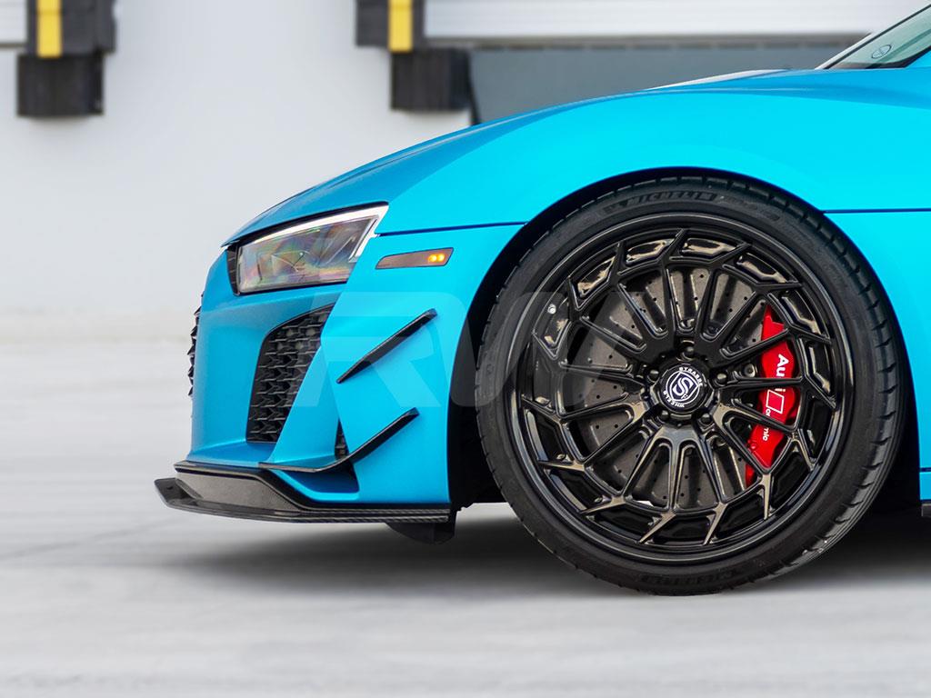 RW Carbon Audi R8 4S Facelift Carbon Fiber Front Canards 2019+_2