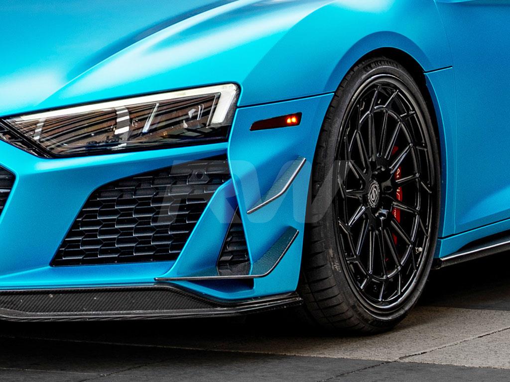 RW Carbon Audi R8 4S Facelift Carbon Fiber Front Canards 2019+_6