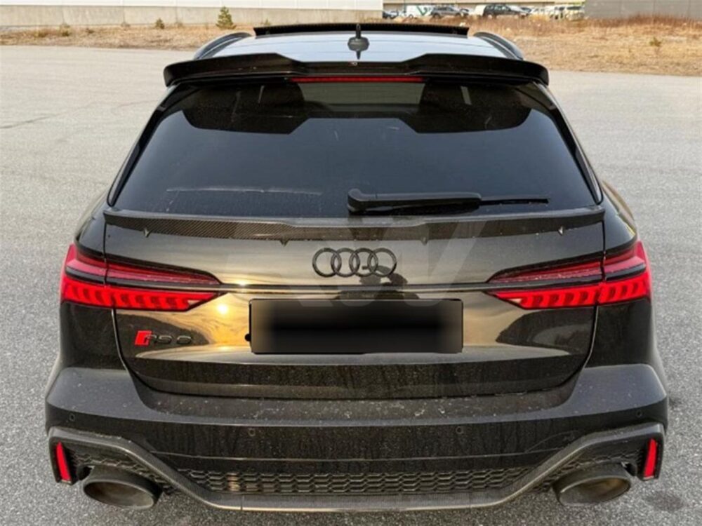 RW Carbon Audi RS6 C8 Avant Carbon Fiber Trunk Spoiler (1)