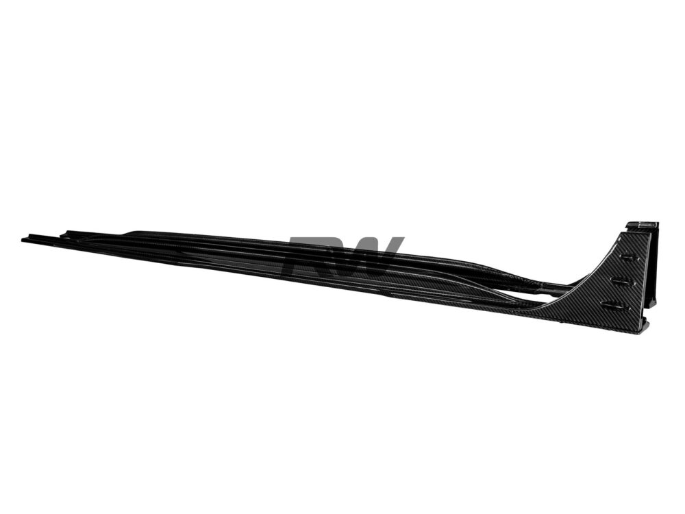 RW Carbon Audi RS6 RS7 C8 Carbon Fiber Side Skirt Extensions (8)