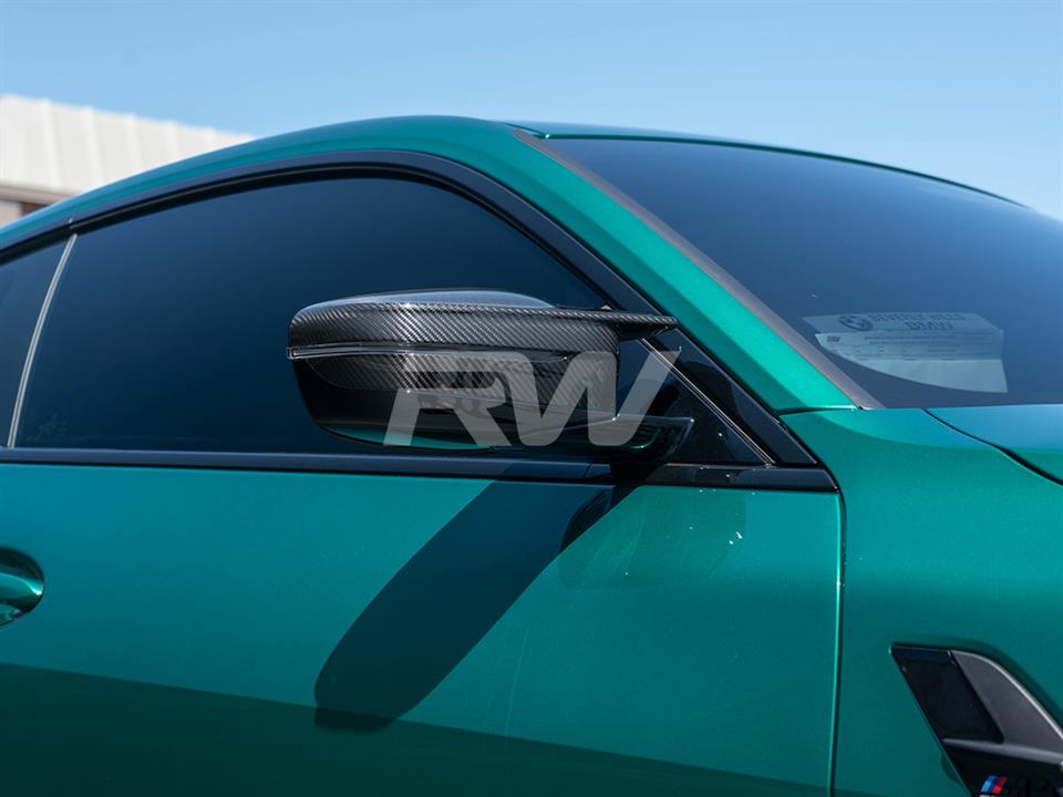 RW Carbon BMW 2023+ G20 G26 G22 G23 CF Mirror Caps - Image 6
