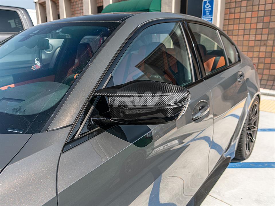 RW Carbon BMW 2023+ G20 G26 G22 G23 CF Mirror Caps - Image 7