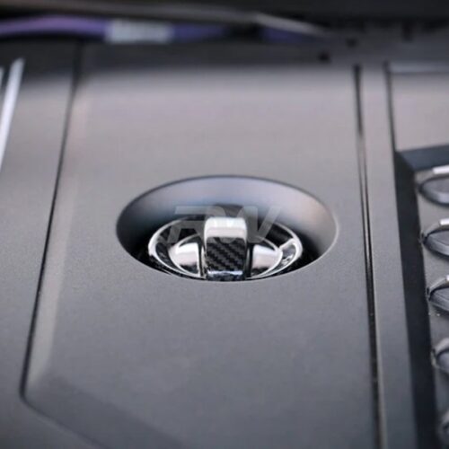 RW Carbon BMW Carbon Fiber Competition Oil Cap Covers