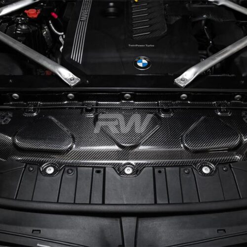RW Carbon BMW Carbon Fiber Engine Bay Cooling Shroud