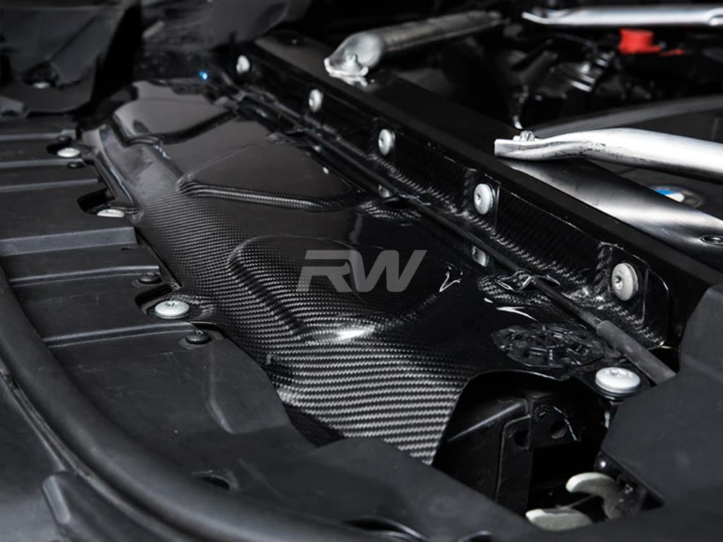 RW Carbon BMW Carbon Fiber Engine Bay Cooling Shroud_3