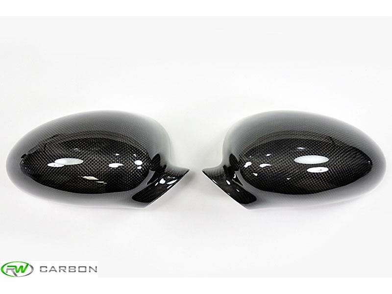 RW Carbon BMW E46 M3 Carbon Fiber Replacement Mirror Covers - Image 2