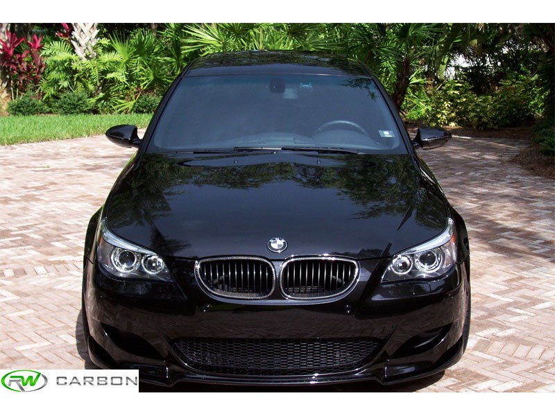 RW-Carbon-BMW-E60-E61-Carbon-Fiber-Kidney-Grilles-2