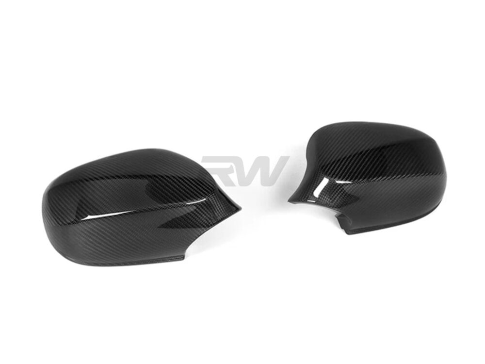 RW Carbon BMW E82 1-Series LCI Carbon Fiber Mirror Caps - Image 2